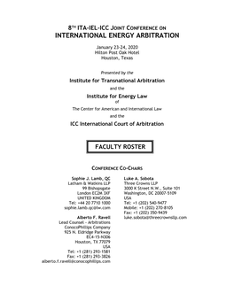 International Energy Arbitration