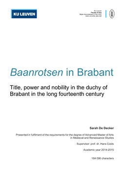 Baanrotsen in Brabant