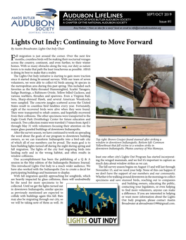 Lights out Indy: Continuing to Move Forward by Austin Broadwater, Lights out Indy Chair