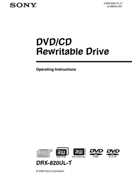 DVD/CD Rewritable Drive