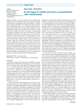 On the Impact of Rockfall Catch Fences on Ground-Based Radar Interferometry