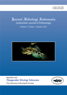 Jurnal Iktiologi Indonesia (Indonesian Journal of Ichthyology) Volume 1 Nomor73 Oktober 2017