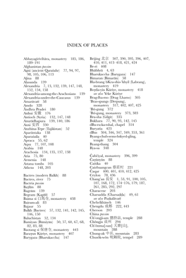 Index of Places