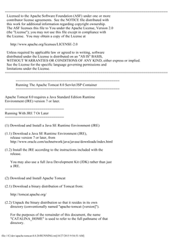 Licensed to the Apache Software Foundation (ASF) Under One Or More Contributor License Agreements