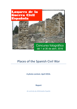 Places of the Spanish Civil War