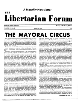 Libertarian Forum