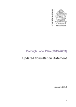 Borough Local Plan (2013-2033)