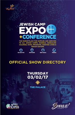 Jewish Camp Official Show Directory
