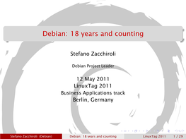 Debian: 18 Years and Counting