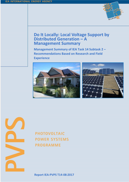 Local Voltage Support by Distributed Generation