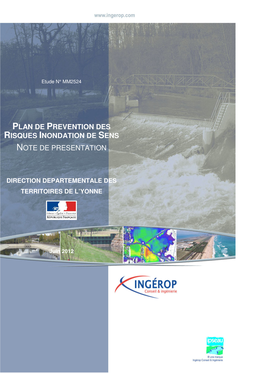 Plan De Prevention Des Risques Inondation De Sens Note De Presentation