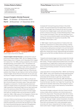 Press Release September 2019 Howard Hodgkin