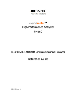 PM180 IEC 60870-5-104 Port: 1