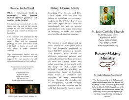 Rosary-Making Ministry