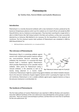 Platensimycin