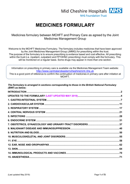 Medicines Formulary