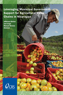 Leveraging Municipal Government Support for Agricultural Value Chains in Nicaragua