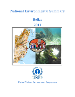 Belize National Environmental Summary