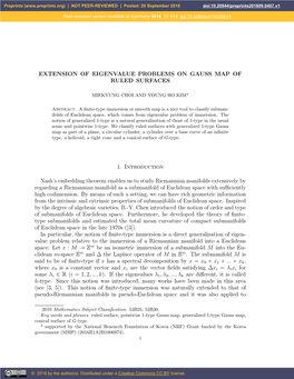 Extension of Eigenvalue Problems on Gauss Map of Ruled Surfaces