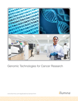 Genomic Technologies for Cancer Research