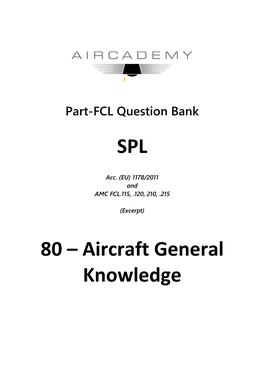 Aircraft General Knowledge