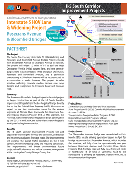 Interstate 5 HOV Lane & Widening Project