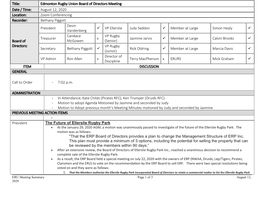 Meeting Summary Page 1 of 3 August 12, 2020