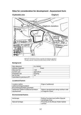 Technical Report 2: Site Assessments