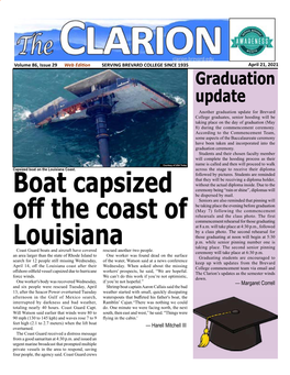 The Clarion, Vol. 86, Issue #29, April 21, 2021