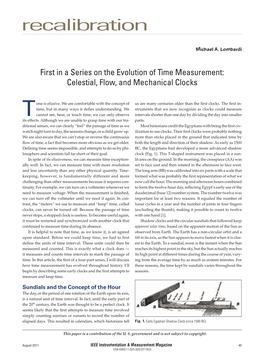 Celestial, Flow, and Mechanical Clocks