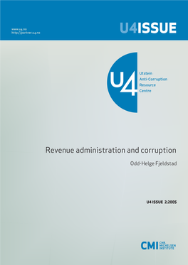 Revenue Administration and Corruption