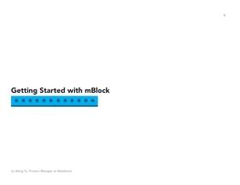 Getting Started with Mblock