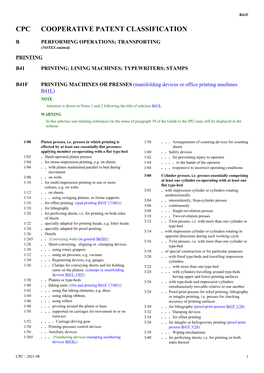 PRINTING MACHINES OR PRESSES (⁠Manifolding Devices Or Office