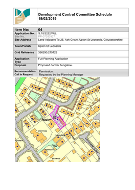 Land Adjacent to 26 Ash Grove, Upton St Leonards S.18.2222.Ful