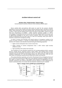 Accident-Tolerant Control Rod