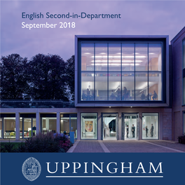 English Second-In-Department