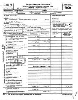 Form 990-PF Return of Private Foundation