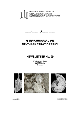 Newsletter 29, 2014