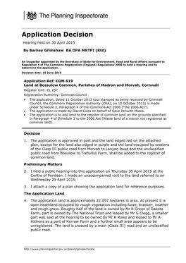 Application 2861, Granated (For 20.973Ha), June