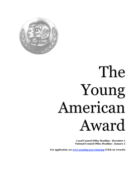 The Young American Award