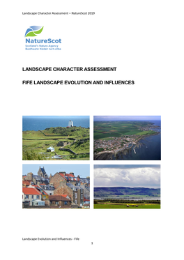 Landscape Character Assessment Fife Landscape Evolution and Influences