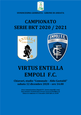 Virtus Entella Empoli F.C