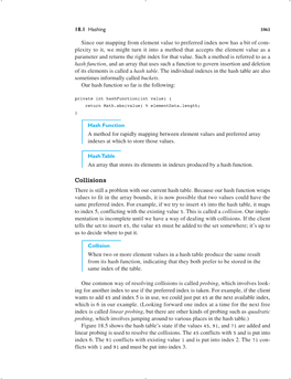 Collisions There Is Still a Problem with Our Current Hash Table