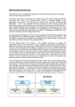 Irby Village Action Plan