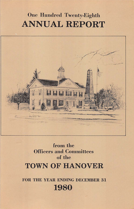 Hanover Annual Report FY 1980