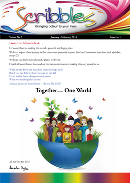 Together… One World