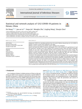 Statistical and Network Analysis of 1212 COVID-19 Patients in Henan, China