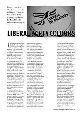 Liberal Party Colours