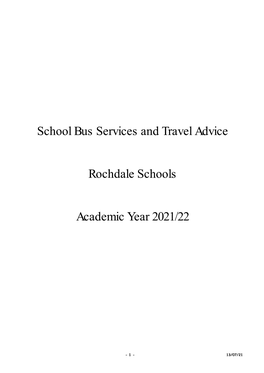 School Bus Services and Travel Advice Rochdale Schools