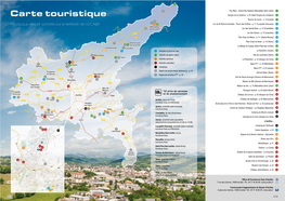 Carte Touristique Gorges De La Jordanne - P.16 (Saint-Cirgues-De-Jordanne) 2 Rocher De Carlat - P